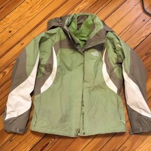 North face winter jacket fleece lined size small